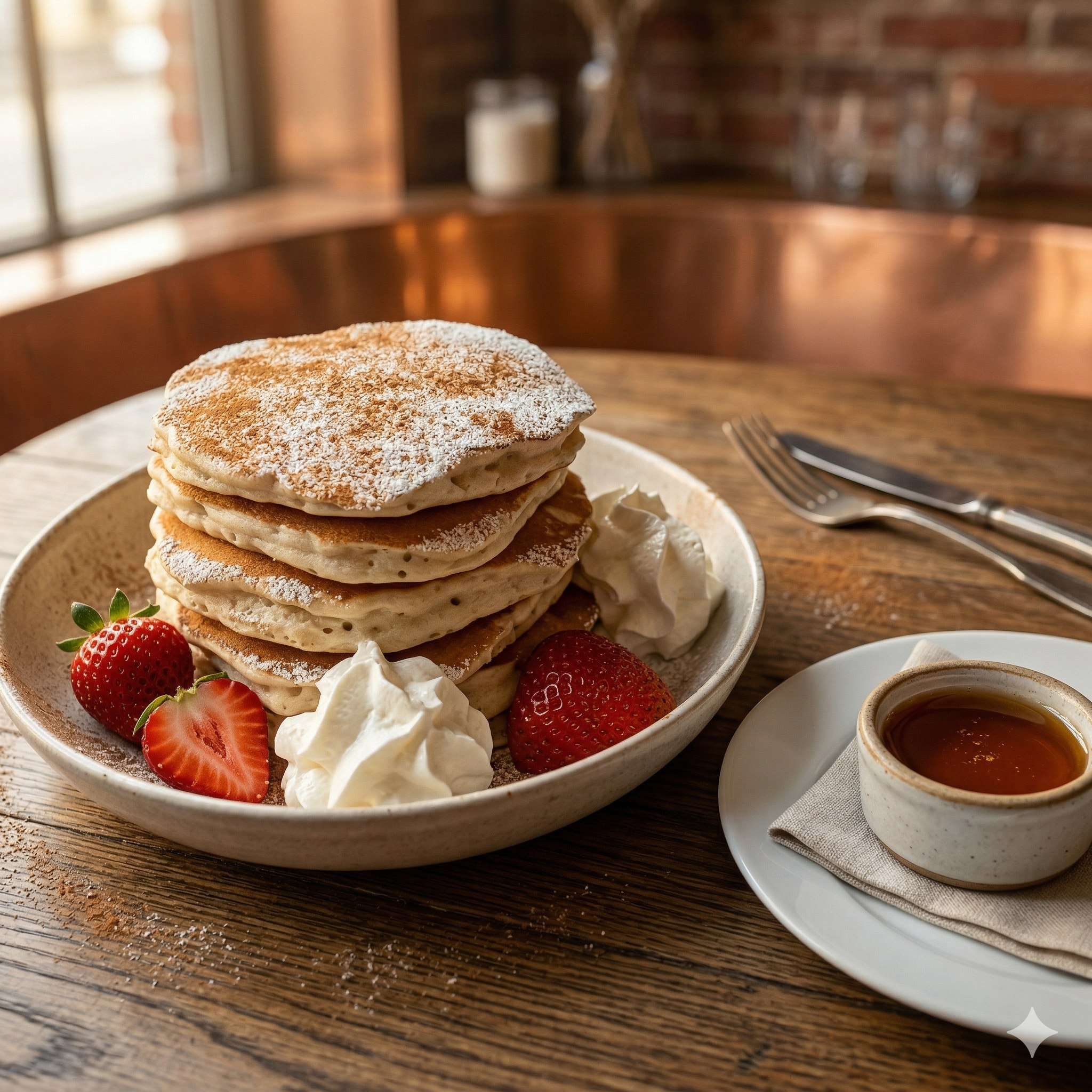 Pancakes from The Moonshine Cafe